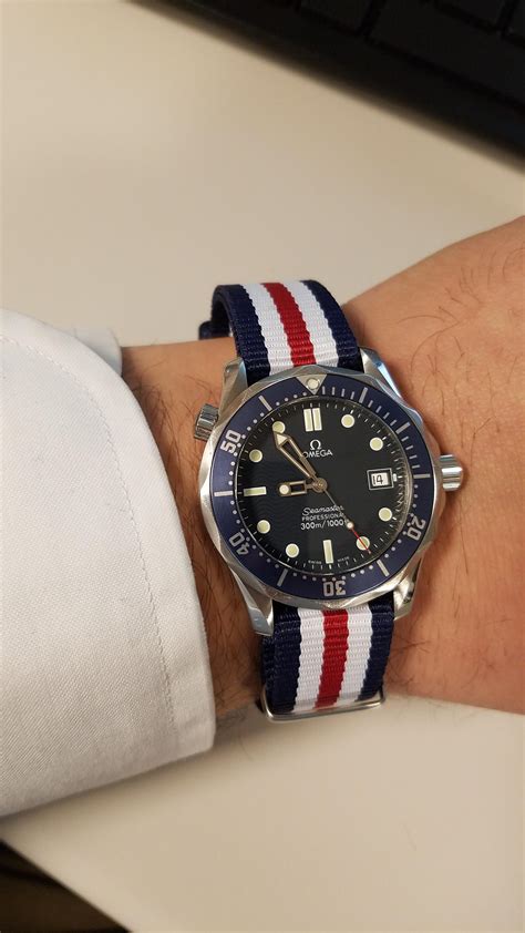 omega nato strap seamaster.